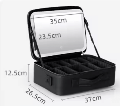 Estuche de Maquillaje con Espejo LED