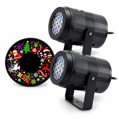 Proyector Navideno Led Con Diapositivas