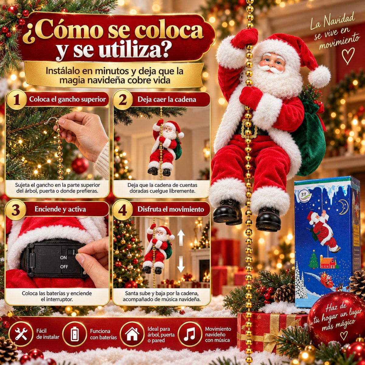 SANTA TREPADOR MUSICAL