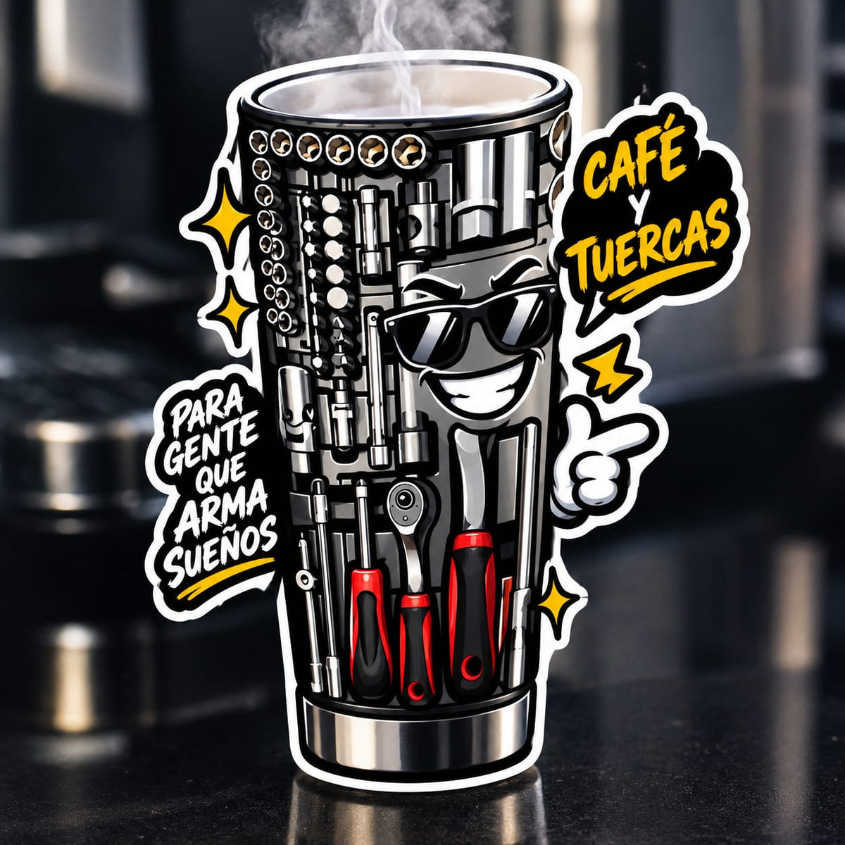 🥤 Vaso Térmico para los que aman las herramientas
